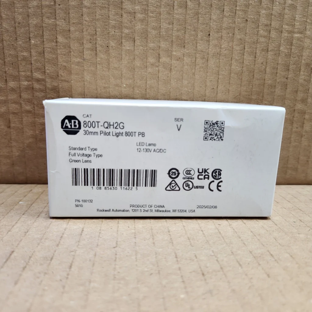 New Allen-Bradley 800T-QH2G * 30mm Pilot Light, Green 1 s l1600 1058