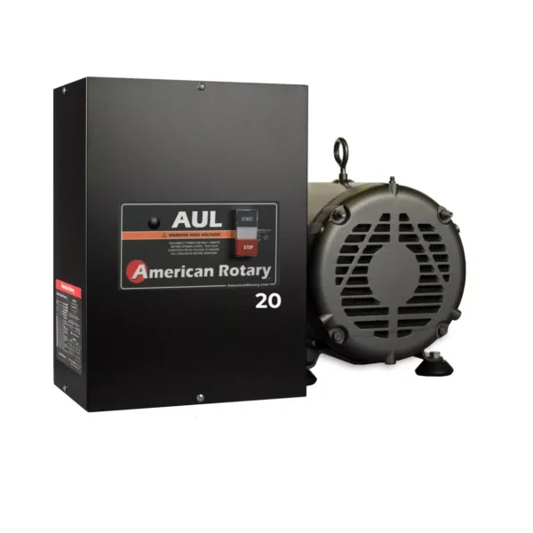 American Rotary Phase Converter AUL20 20HP Digital Smart Series Extreme Duty