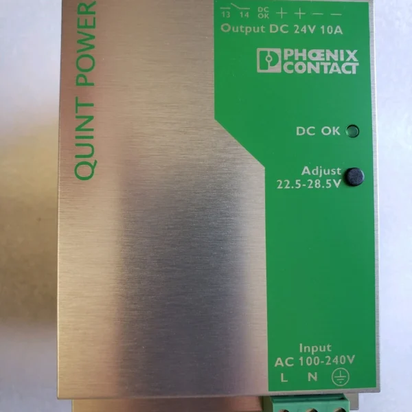 GENUINE PHOENIXCONTACT POWER SUPPLY # 2938604 / # QUINT-PS-100-240AC/24DC/10