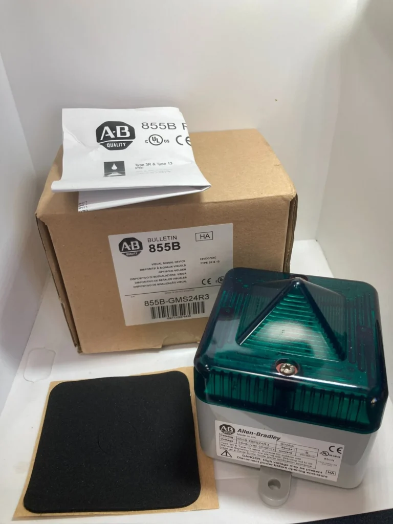 ALLEN BRADLEY 855B-GMS24R3 VISUAL SIGNAL DEVICE 24VAC-DC TYPE 3R&13 S B NIB 1 s l1600 524