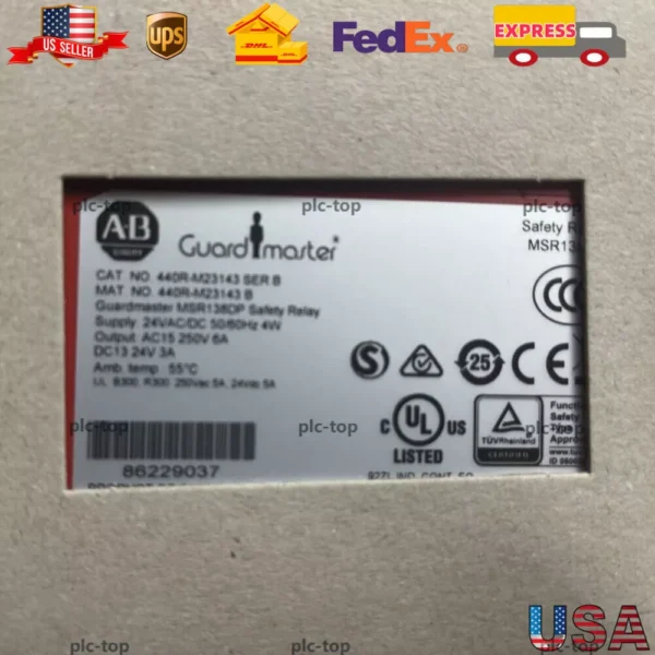 NEW~ Allen Bradley 440R-M23143 Ser B MSR138DP Safety Relay US STOCK