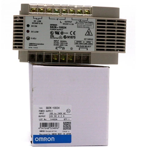NEW Omron S82K-10024 Power Supply 24VDC 4.2A 100W 1 s l500 185