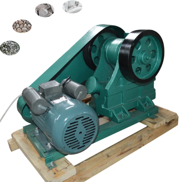 100X60 Mini Jaw Crusher Breaker for Lab/Industry Slag Coom Crushing Machine 220V