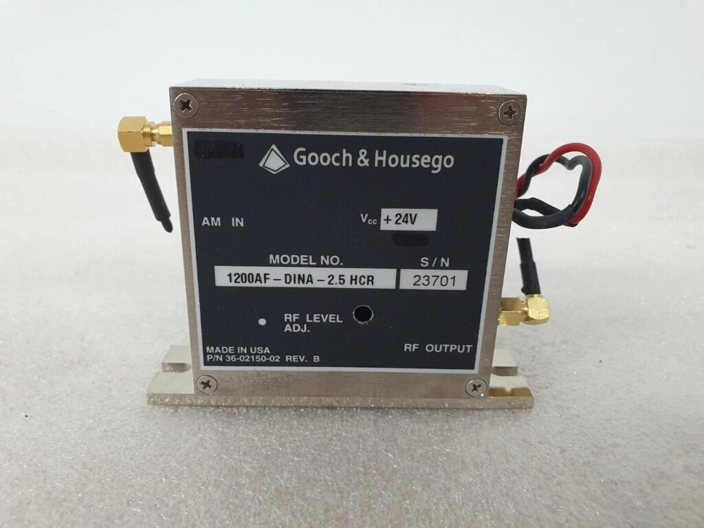 Gooch&Housego 1200AF-DINA-2.5 HCR P/N: 36-02150-02 REV.B RF DRIVER
Opens in a new window or tab 1 1200AF DINA 2.5 0