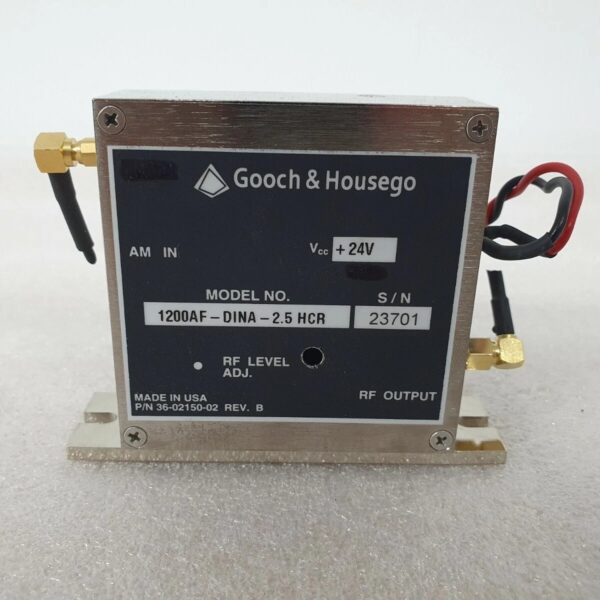 Gooch&Housego 1200AF-DINA-2.5 HCR P/N: 36-02150-02 REV.B RF DRIVER
Opens in a new window or tab