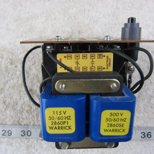 Warrick Controls Gems 1D1E0A 115/500V 1NC 1NO Control Relay w Reset, New