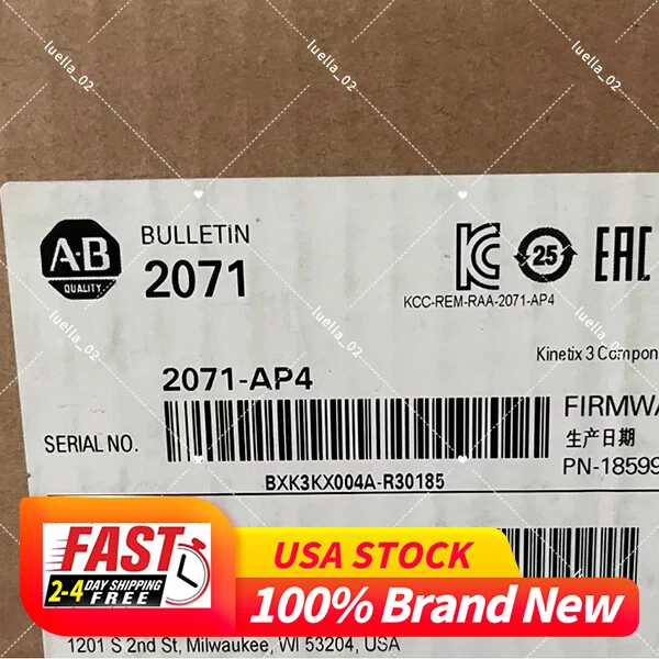 New Sealed 2071-AP4 Component Servo Drive Allen-Bradley Fast Ship
Opens in a new window or tab 1 2071 AP4 0