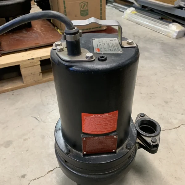 Dayton Sewage Ejector Pump Model 4HU83 240 volt 1HP 1 phase, lightly used