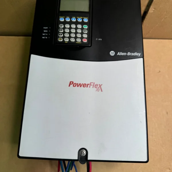 ALLEN BRADLEY 20AE022A0AYNNNC0 POWERFLEX 70 AC DRIVE, 20-HP, 600-VAC, USED! M/O!