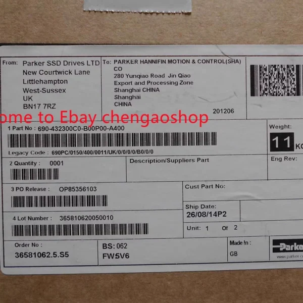 NEW 690-432300C0-B00P00-A400 690PC/0150/400/0011/UK/0/0/0/0/B0/0/0 DHL#U9800D YG