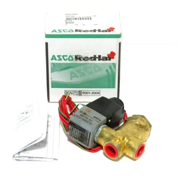1/2" ASCO EE 8223P003 2W NC 100-240V/50-60Hz/DC Solenoid Valve NEW IN BOX 2016