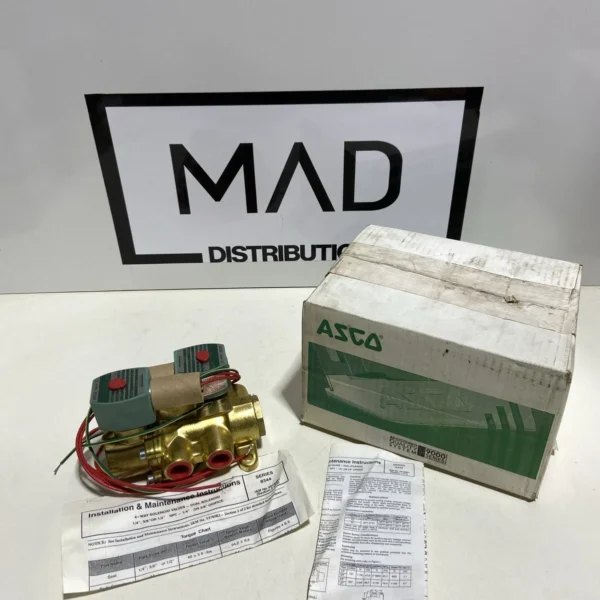 ASCO RedHat Solenoid Valve 8344G082 1/2” 120/60 NEW