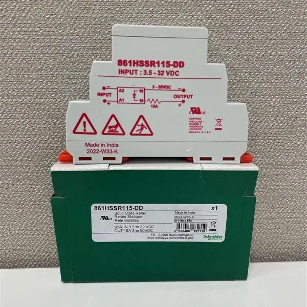 [ Lot of 10 ] New SCHNEIDER Hazardous Location Solid State Relay 861HSSR115-DD