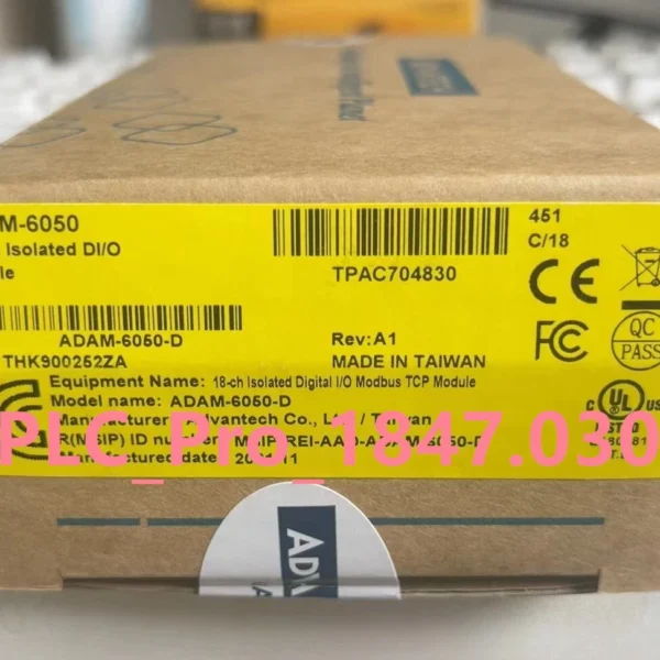 NEW LISTINGADAM6050 1PCS Brand New Advantech ADAM-6050 18-ch Isolated Module Fast delivery