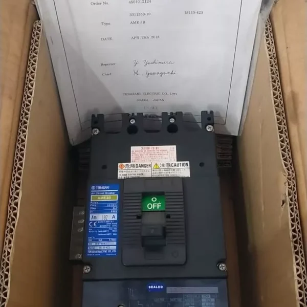 New Terasaki Air Circuit Breaker AME3B 192 AMP