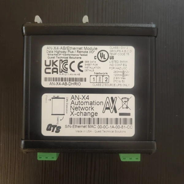 NEW LISTINGProSoft Technology AN-X4-AB-DHRIO EtherNet/IP to Allen Bradley Remote I/O or DH+