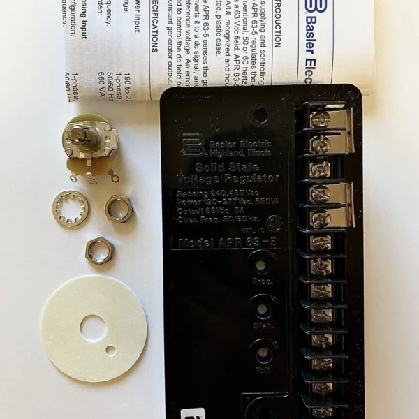 APR63-5 Basler Electric Automatic Voltage Regulator - New & Original 9168700107
Opens in a new window or tab