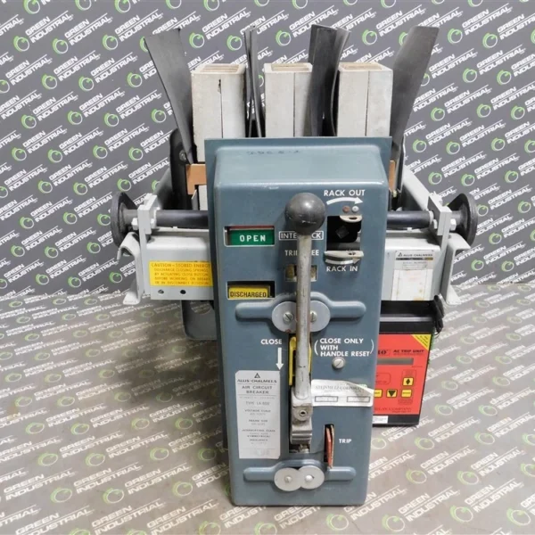 USED Allis-Chalmers LA 600A Air Circuit Breaker 600VAC 600A Frame 22kA Sym. 60Hz