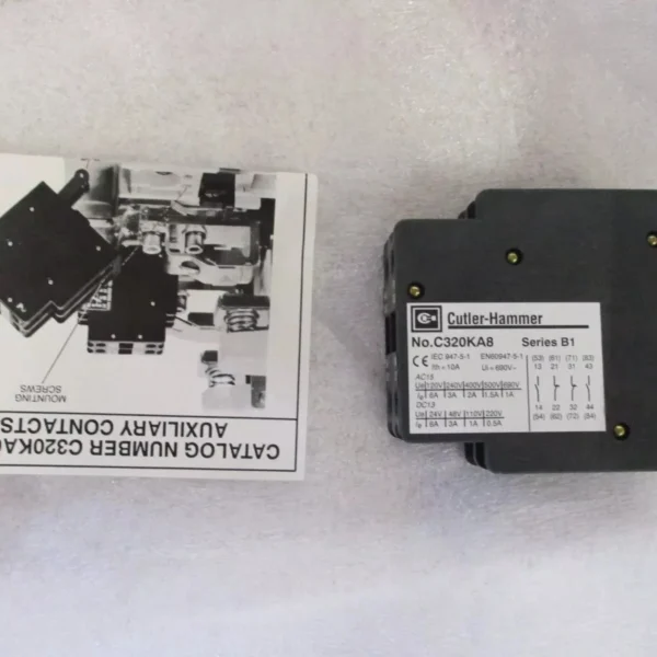 NEW EATON Cutler-Hammer Freedom Series Auxiliary Contact C320KA8 Ser B1
Opens in a new window or tab