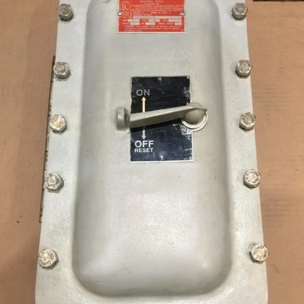 HOUSTON STOCK NEW CURLEE EBB-N13660-FDS-BD EXPLOSION PROOF 60 amp disconnect