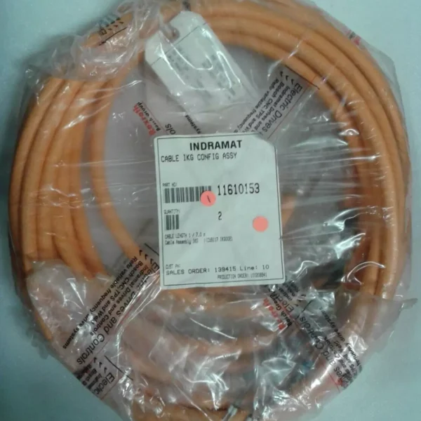 Lot of 2 Indramat 11610153 Cable 7.0M IKG 11259117 IKG0021 - New