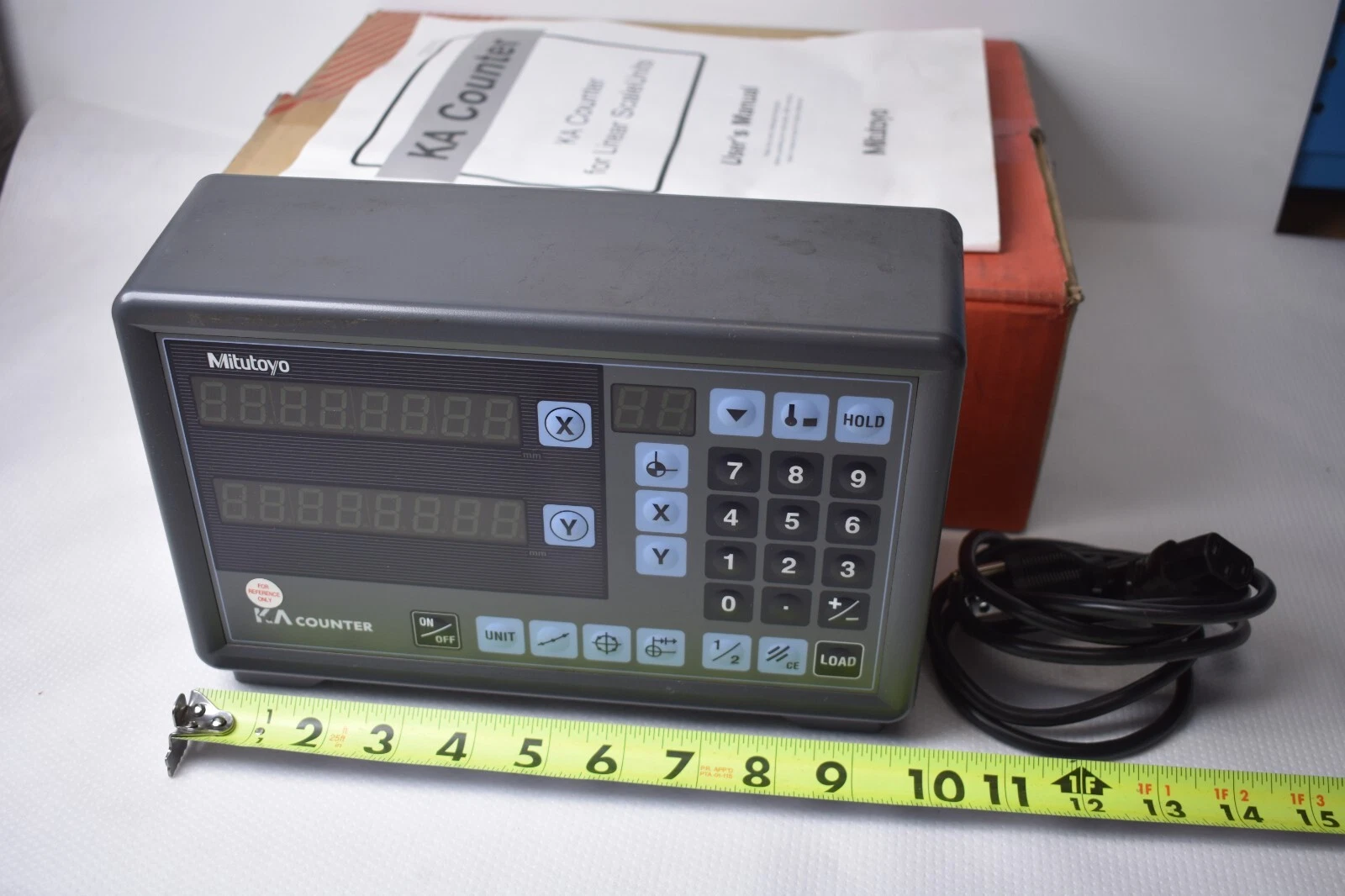 USED MITUTOYO KA-12 COUNTER DIGITAL DISPLAY UNIT 1 KA 12 0