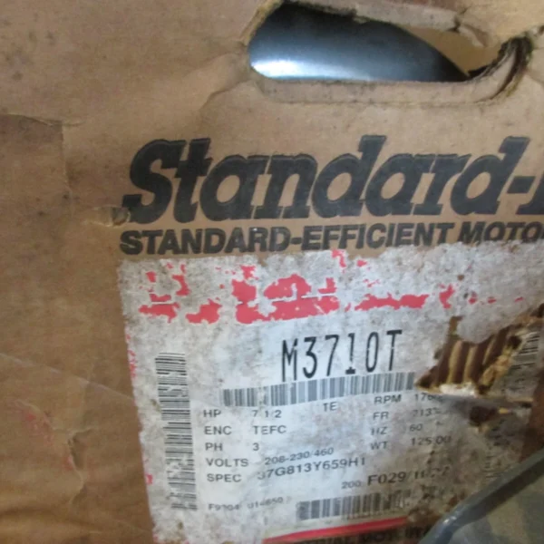 NEW Baldor Reliance M3710T Electric Motor 7-1/2hp 3ph 213TC 230/460V,. TG-01
Opens in a new window or tab