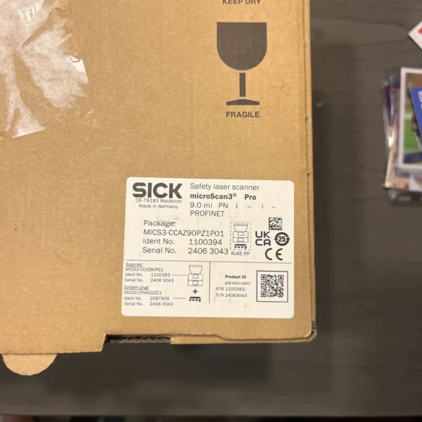 Sick Microscan3 Pro MICS3-CCA90PZ1P01 Safety Laser Scanner New Open Box