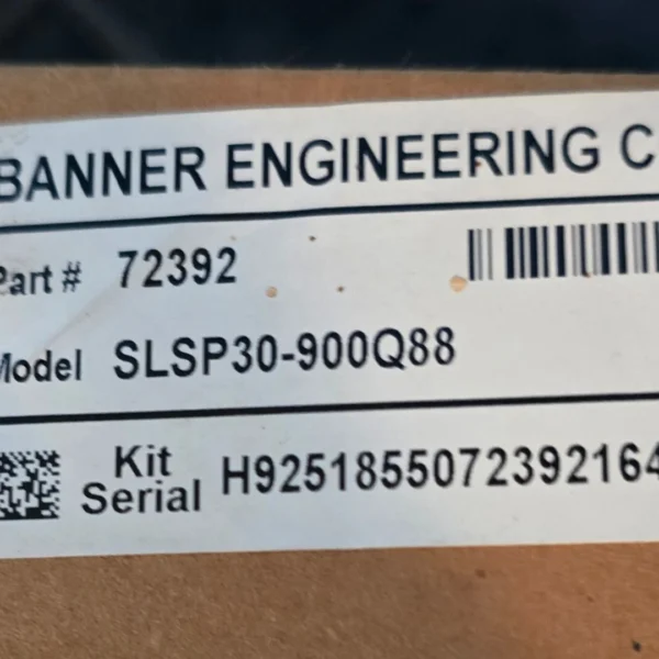 Light Curtain BANNER ENGINEERING SLSP30-900Q88 72392 EZ-SCREEN LIGHT CURTAIN