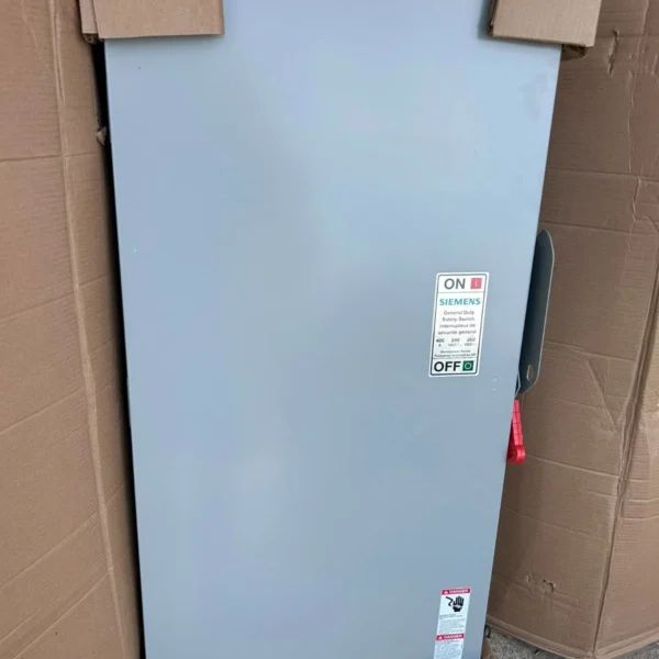 Siemens GF225NRA 400 Amp 240V Double Pole Outdoor Fusible Disconnect Switch-NEW
Opens in a new window or tab