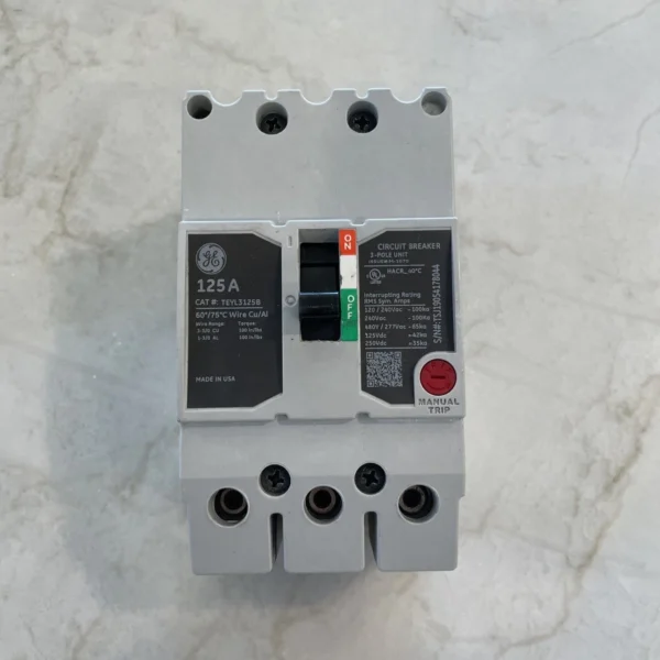 New! GENERAL ELECTRIC 125A TEYF3125B CIRCUIT BREAKER NEW 3 Pole 125A