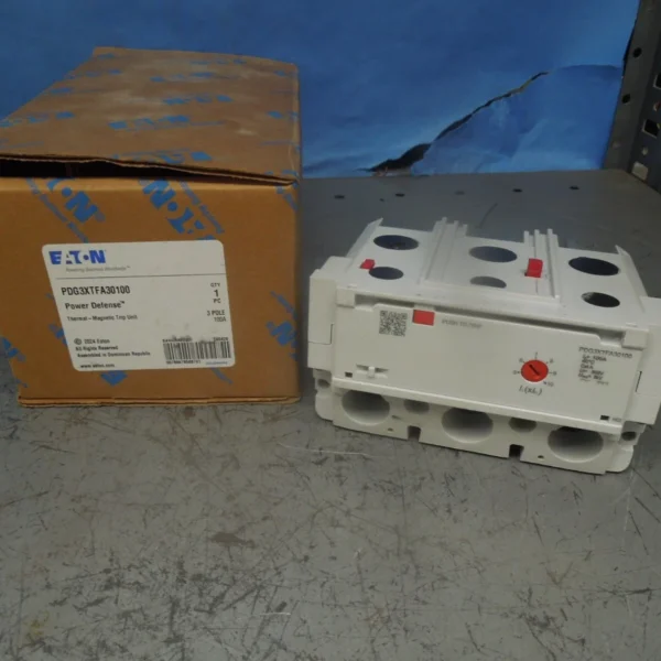 Eaton PDG3XTFA30100 100A 3P Power Defense Thermal-Magnetic Trip Unit New Surplus