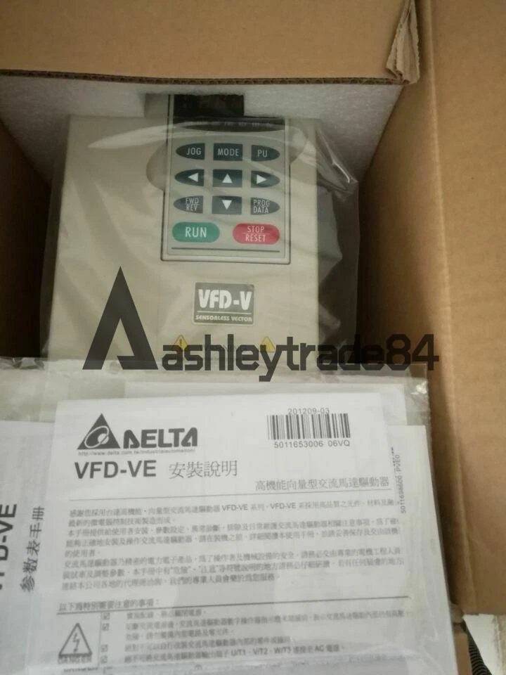 1pcs New DELTA Frequency Inverter VFD037V43A-2 1 VFD037V43A 2 0