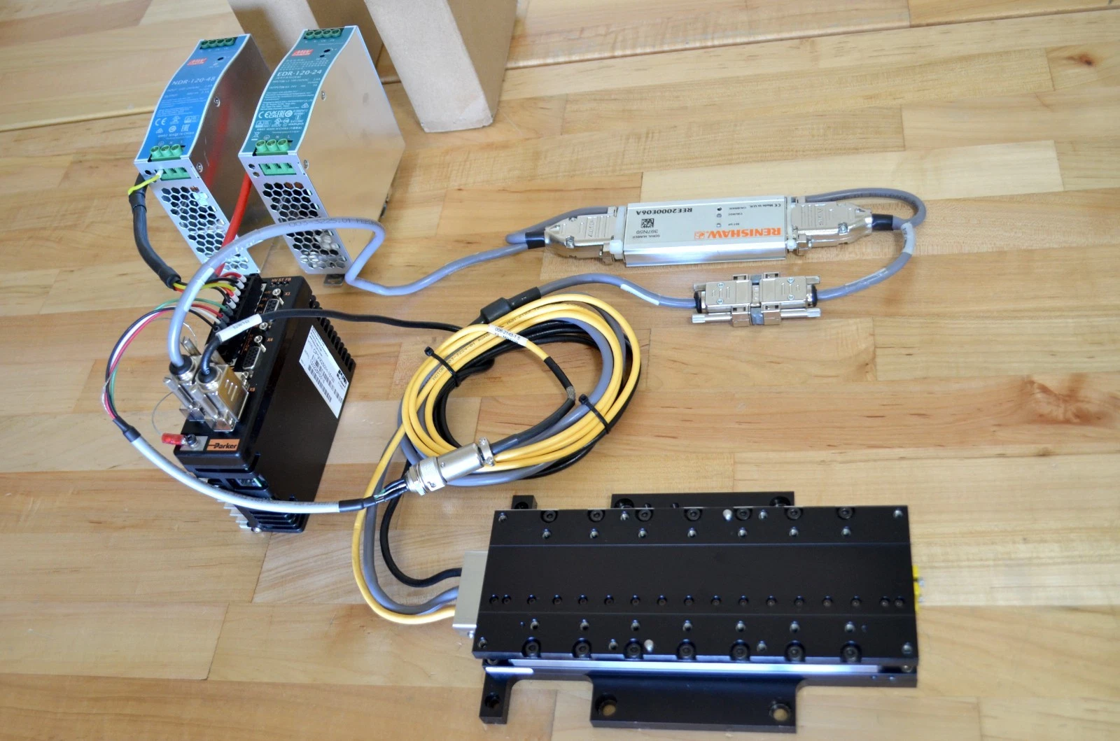 Parker MX80L Linear Servo Motor Actuator Stage 0.01um + Vix250IH + Power Supply 1 Vix250IH 0