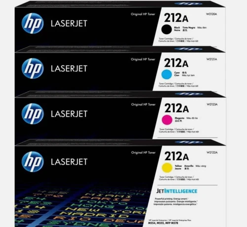 HP 212A Set (W2120A, W2121A , W2122A, W2123A) Full Set Of 4 Colors NEW SEALED