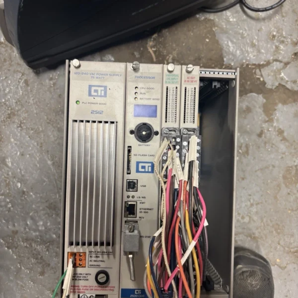 CTI 2512 2500-C100 Simatic 6-Slot Chassis 2599 2589-A USED