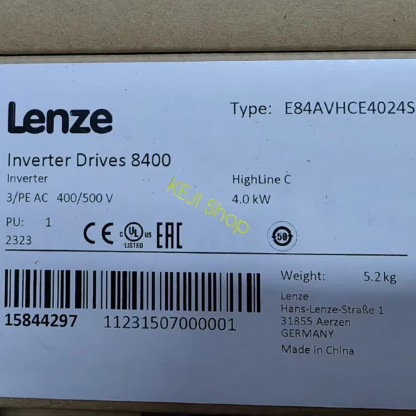 Brand new boxed LENZE E84AVHCE4024SBO quickly shipped