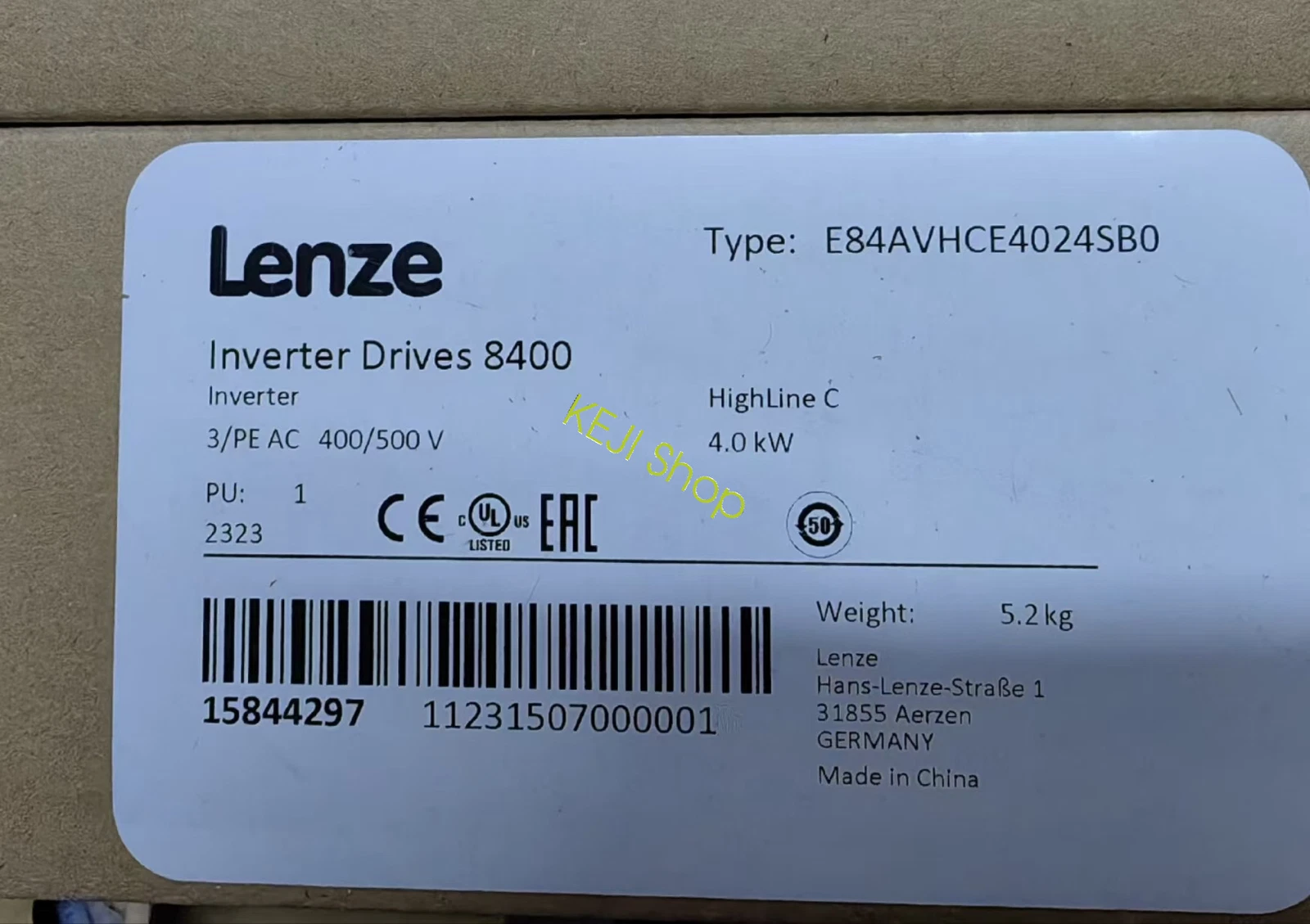 Brand new boxed LENZE E84AVHCE4024SBO quickly shipped 1 E84AVHCE4024SBO 0