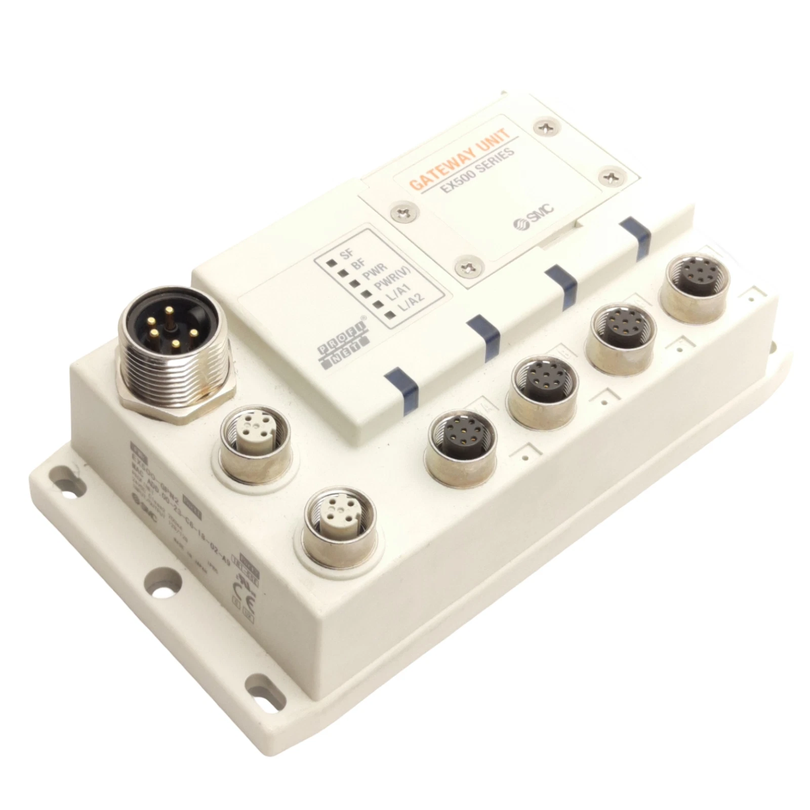 SMC EX500-GPN2 PROFINET Gateway GW Unit, 24VDC, 128 Input/Output Points, 4-Port 1 EX500 GPN2 0