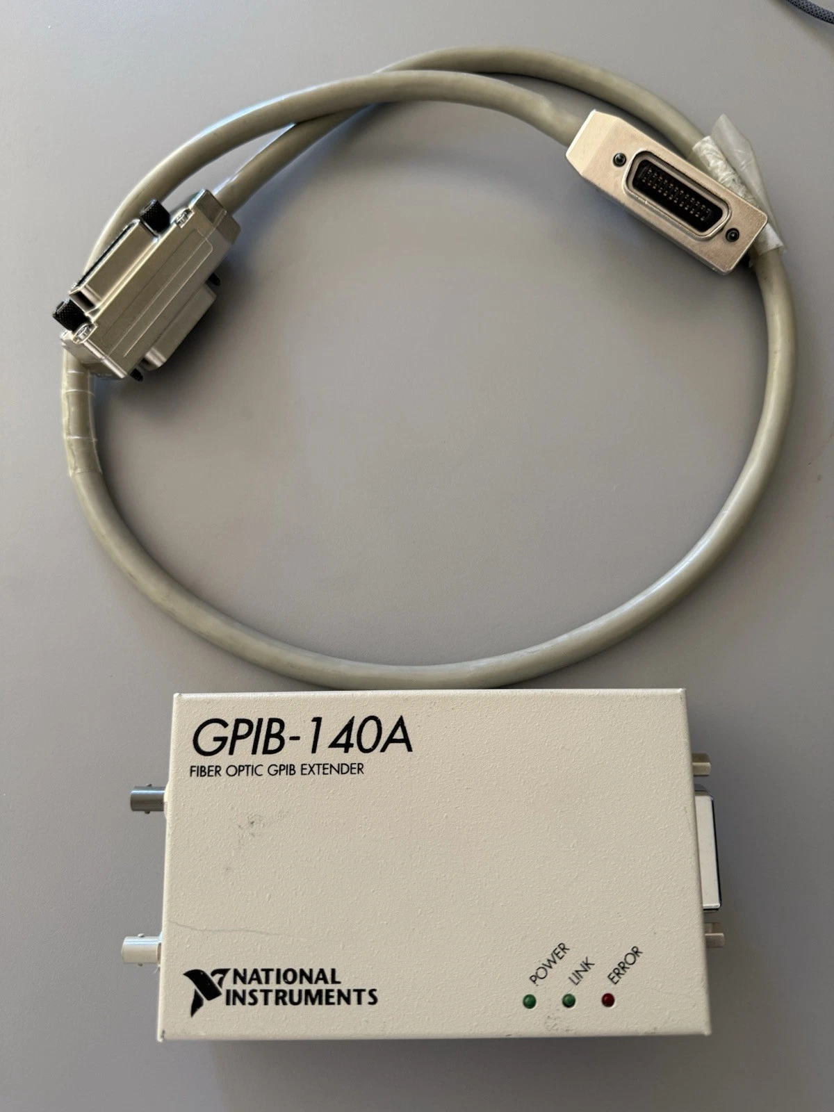 GPIB-140A Fiber Optic GPIB Extender, Used, National Instruments 1 GPIB 140A 0