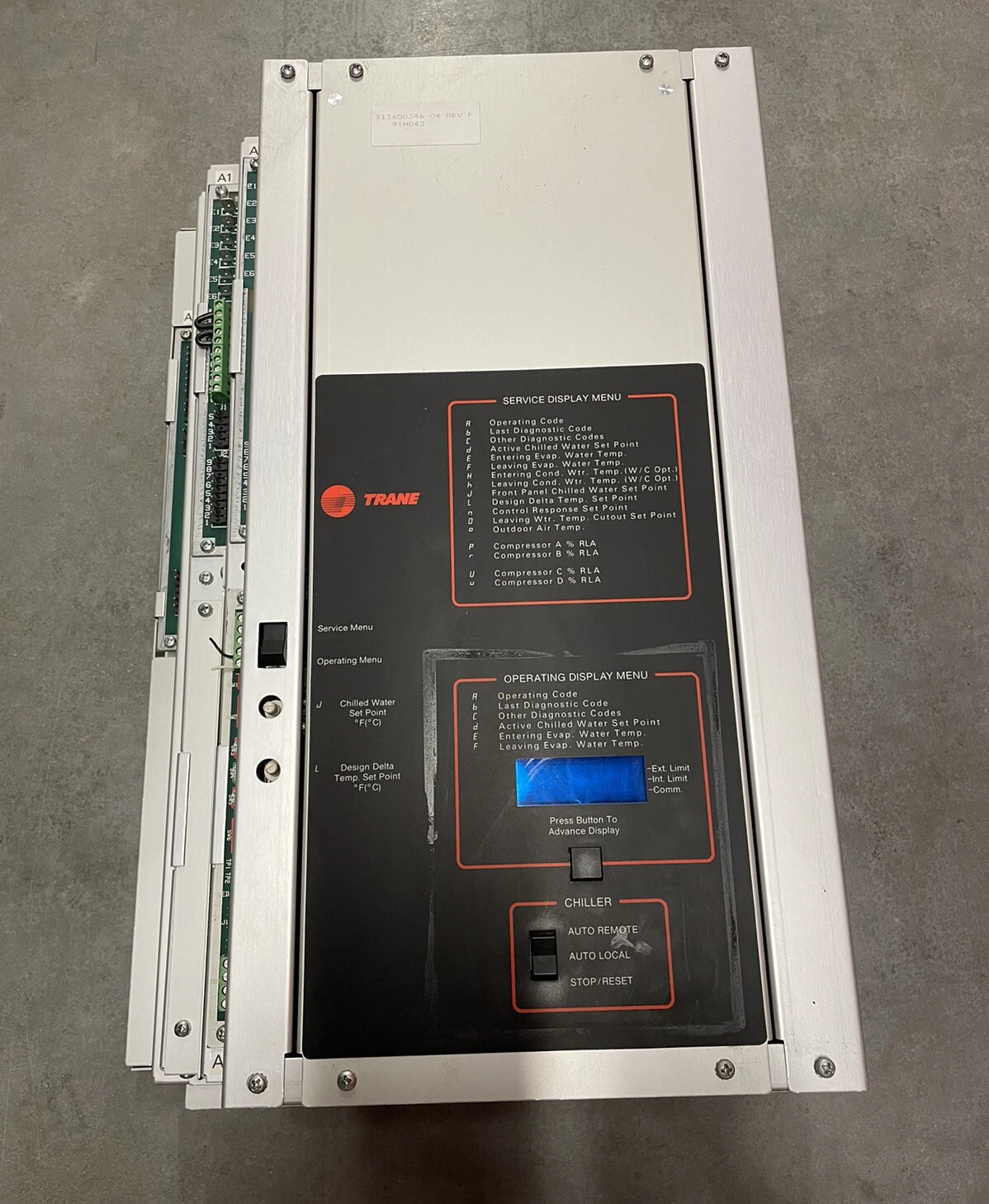 Trane X13650346-04 Rev F Controller Control Module Ingersoll Rand 1 X13650346 04 0