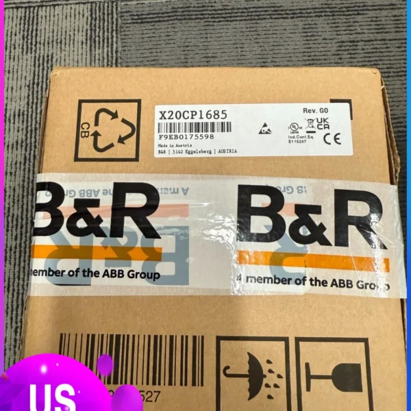 B&R X20CP1685 Programmable Logic Controller (PLC) CPU processor module REV G0