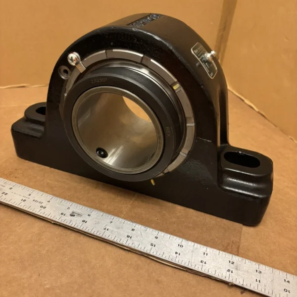 Rexnord ZA2307 3-7/16" Mounted Spherical Roller Bearing, 2 Bolt, Cast Iron