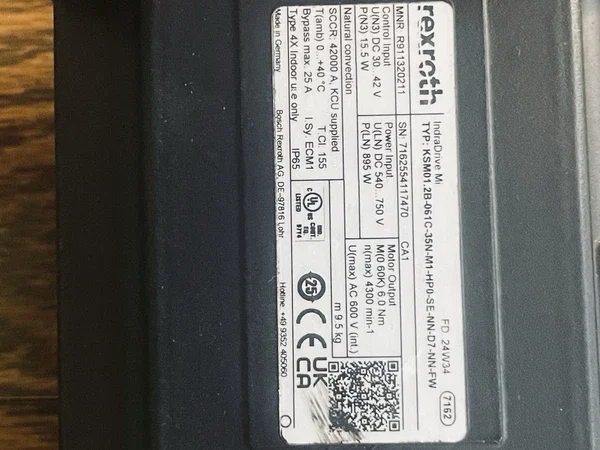 1PC NEW Rexroth KSM01.2B-061C-35N-M1-HP0-SE-NN-D7-NN-FW Servo Motor US Stock