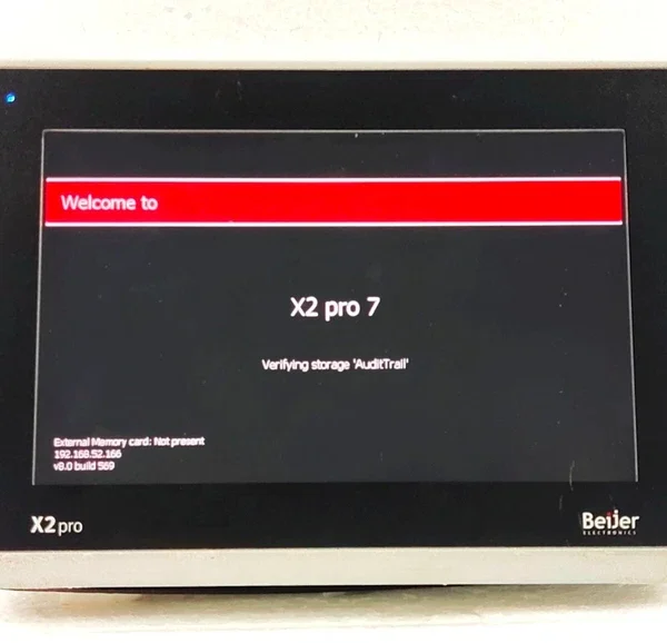 BEIJER ELECTRONICS X2 PRO 7-B2 OPERATOR TOUCH SCREEN HMI PANEL 630000205 REV.1