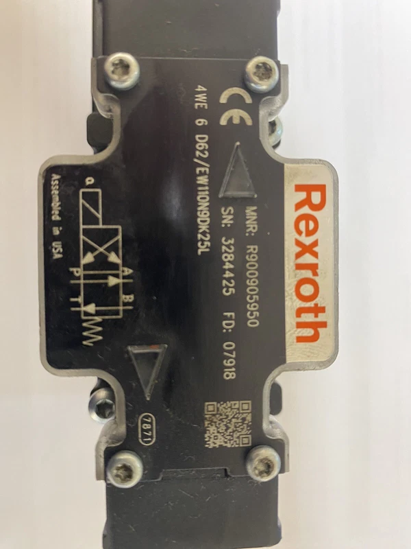 rexroth hydraulic valve. 4WE6D62/ EW110N9DK25L 2 EW110N9DK25L 0