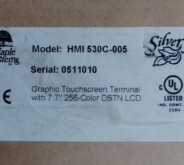 MAPLE SYSTEMS HMI-530C-005 GRAPHIC TOUCHSCREEN TERMINAL 7.7'' NEW!! WOW!!