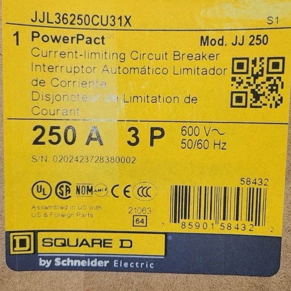 Square D JJL36250CU31X