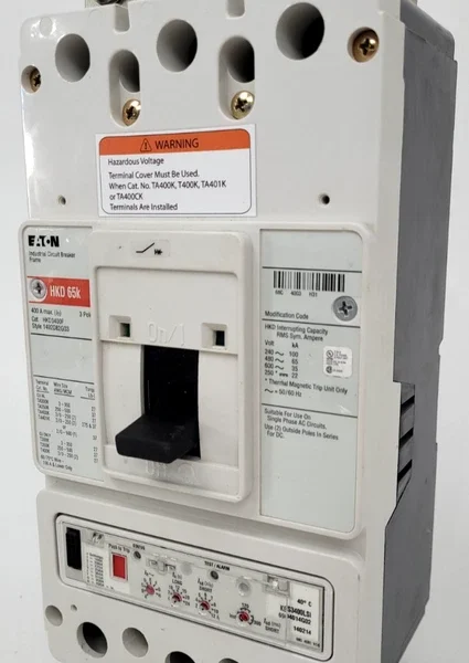 HKD3400F Eaton 400 Amp Circuit Breaker w/ KES3400LSI Trip Unit - Next Day Option