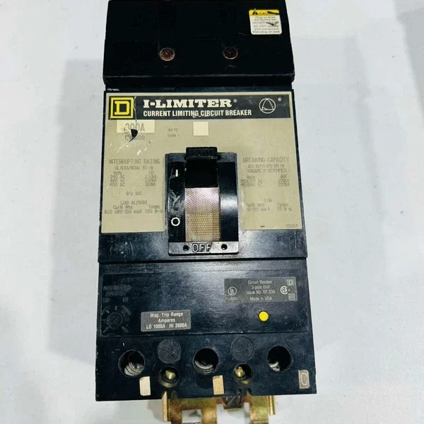 Square D KI36200 Current Limiting Circuit Breaker, 200 Amps